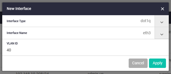 New interface